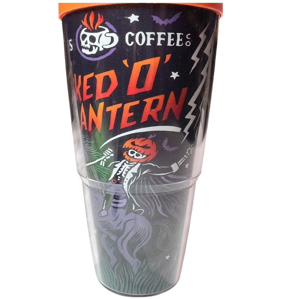 Bones Coffee Jacked O Lantern Tervis 24oz Limited Edition Halloween Tumbler
